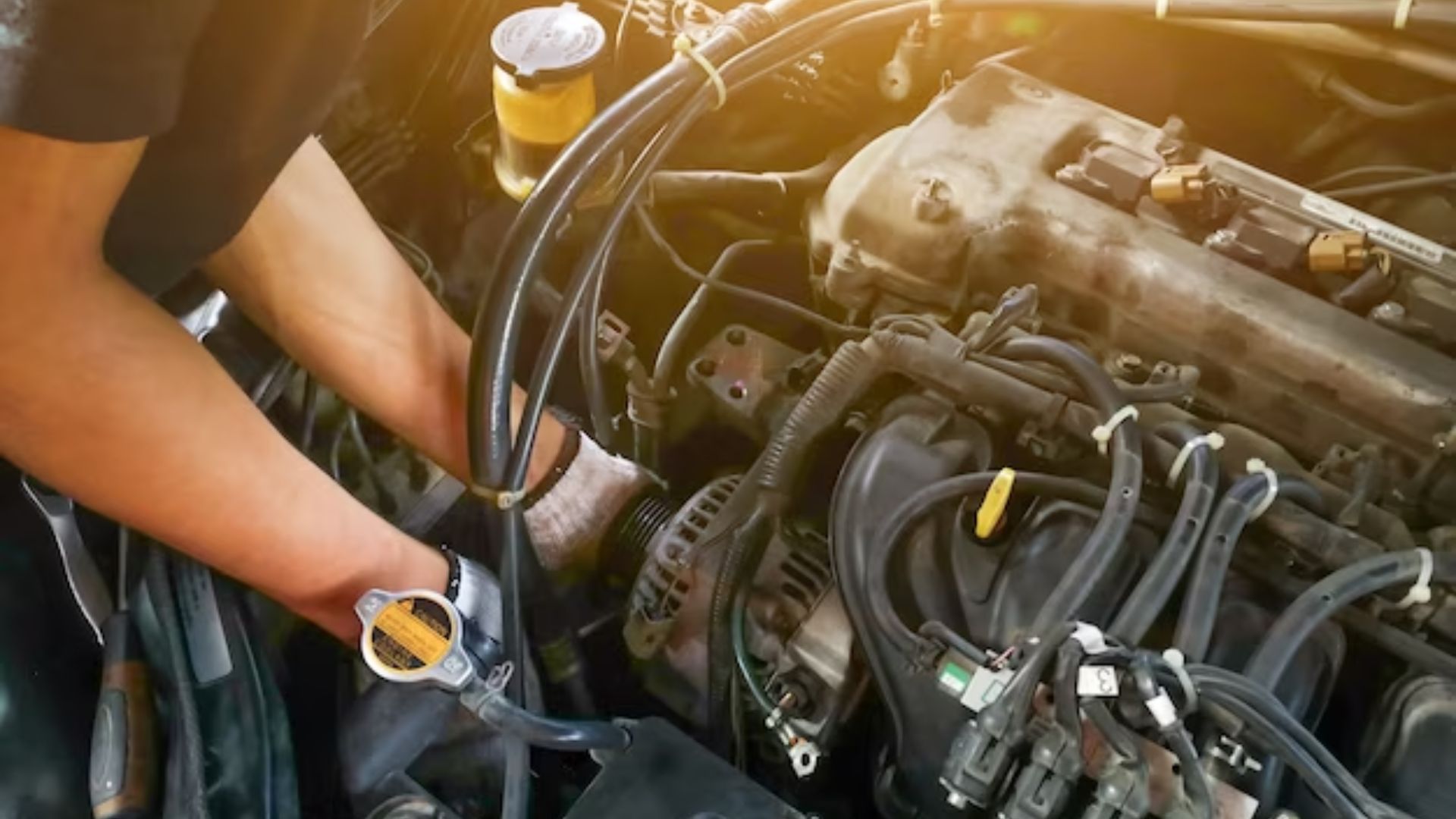 Car engine repair