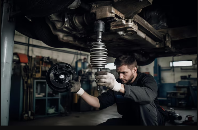 mechanic car suspension repair | Yallafixauto